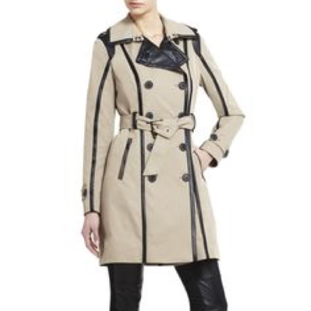 BCBGMAXAZRIA Madison Trench Coat: Size Small